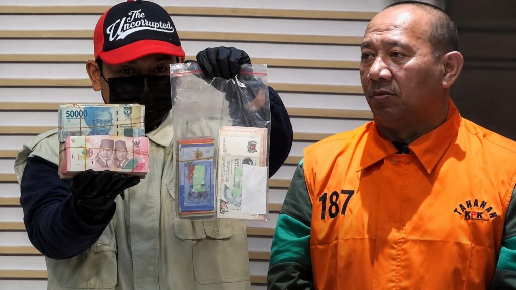 Komisi Pemberantasan Korupsi resmi menetapkan Bupati Langkat, Syah Afandin Dok, Seputarmedia.id/Anas Ibrahim